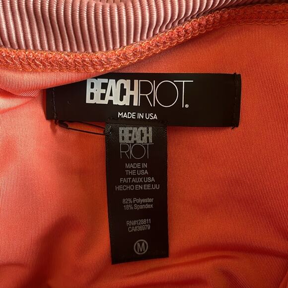 Beach Riot Emmy Colorblock High Waist Bikini Bottoms Size Medium - Picture 5 of 8